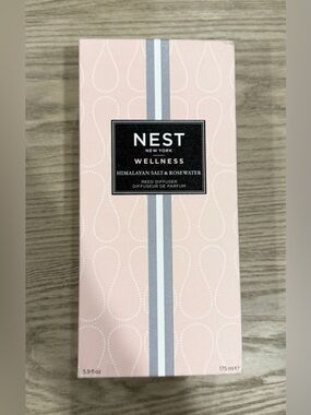 NEST Wellness Himalayan Salt & Rosewater Reed Diffuser